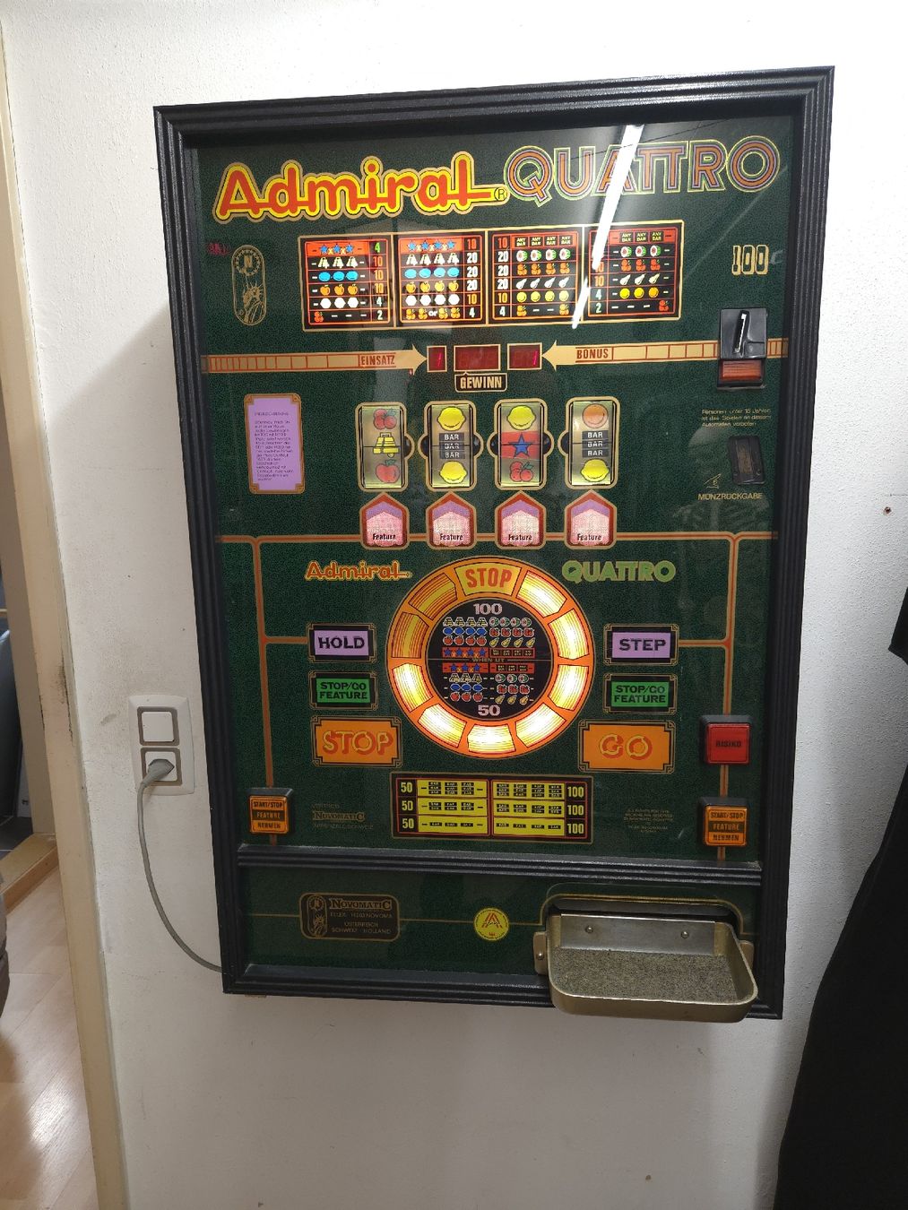 Slot Machine: Admiral Quattro Spielautomat  – Usato da Oberglatt ZH venduto da albarpitsch