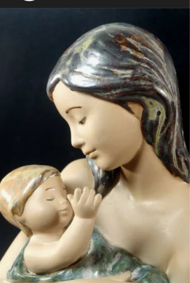 Lladro Statuette: Lladro Mutter mit Kind Figur, Nr. 2429, Top Zustand! – Usato da Dübendorf venduto da cchiarello 3