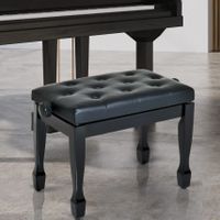 Klavierhocker Klavierbank höhenverstellbar Hocker Kunstleder