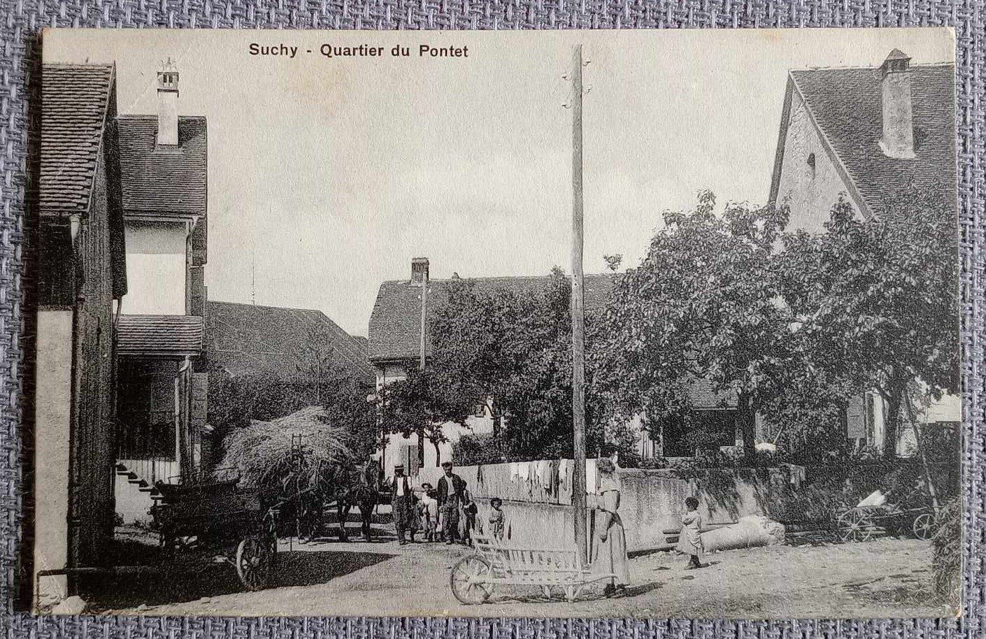 Cartes postales: Carte postale / Postkarte - Suchy - Quartier du Pontet – D'occasion à Le Locle par PereiraHugo
