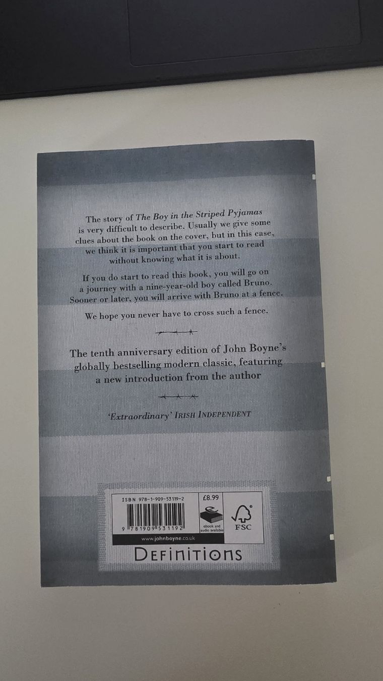Libri: Buch "The Boy in the Striped Pyjamas" John Boyne – Nuovo (secondo la descrizione) da Glattfelden venduto da lenaaa_07 1