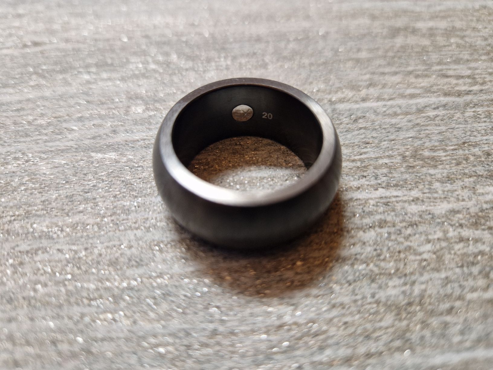 Energetix Anelli: Energetix Stahlring schwarz 62 – Nuovo (secondo la descrizione) da Lichtensteig venduto da Cocabana_16 1
