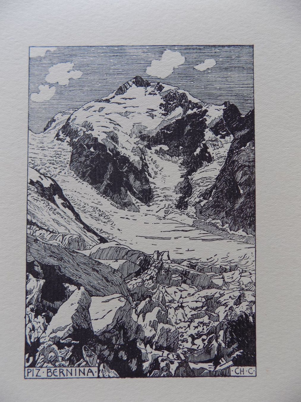 Gravures: Piz Bernina – D'occasion à Risch par Rischli15 1