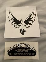 2x Quattroerre.it Aufkleber Auto Motorrad Neu Adler Greif