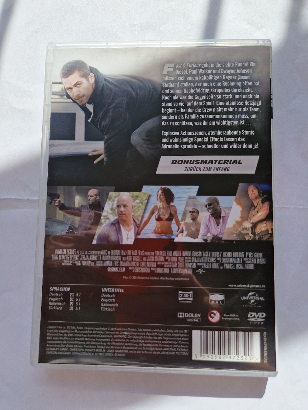 Tutti i DVDs: Fast Furious 7 DVD – Usato da Schiers venduto da mar_wg5v 1