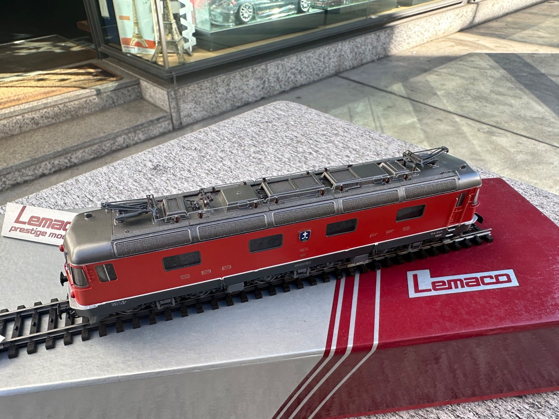 Lemaco Modellini di ferrovie: Lemaco H0 Dc 11674 SBB re 6/6 – Usato da Chiasso venduto da Carrara-Modellismo 3