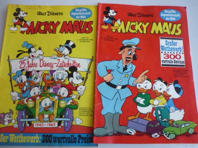 BD: Micky Maus Sammlung - Konvolut von Heften 1965 – Défectueux à Belp par Polexli 1