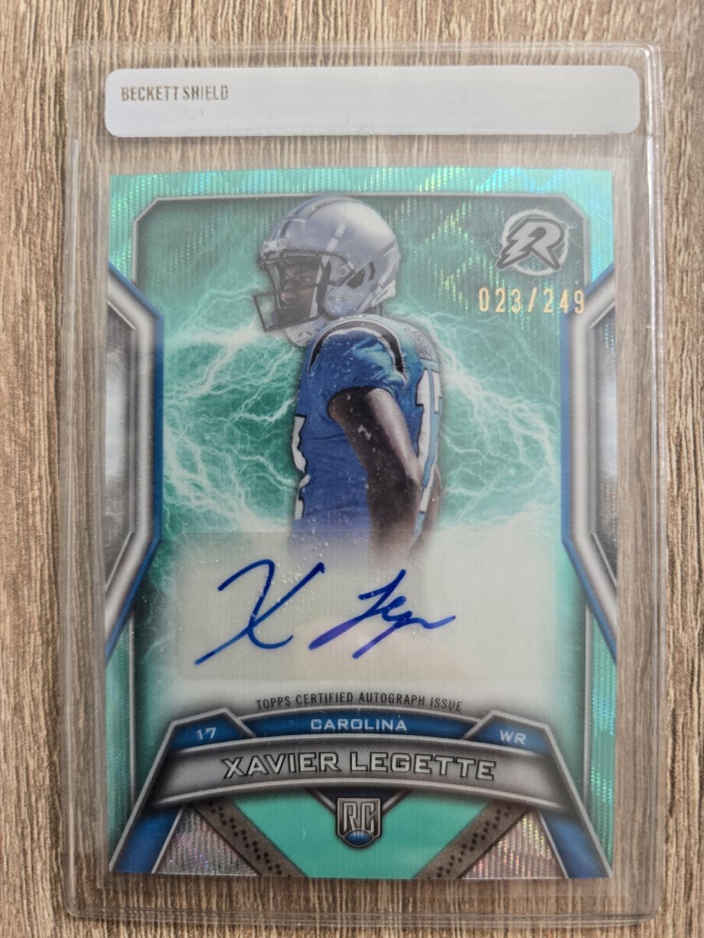 Topps Sammelbilder & Trading cards: Xavier Legette Auto /249 Carolina Panthers – Neu (gemäss Beschreibung) aus St. Gallen von SaintCity