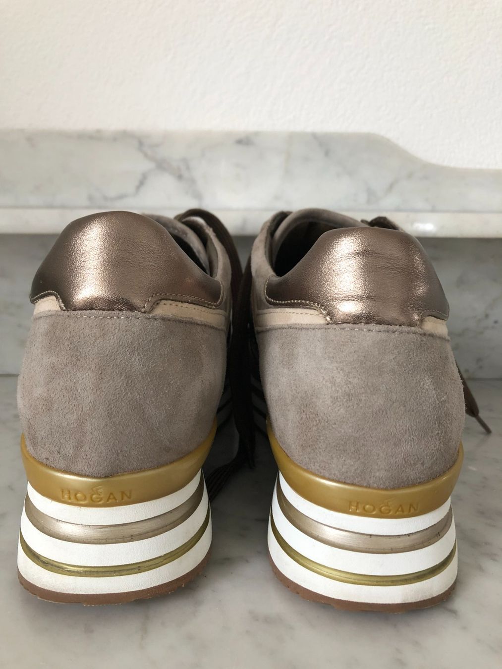 Hogan Damenschuhe: Hogan Sneaker Beige Gr. 39.5 Neuwertig – Gebraucht aus Samstagern von TAAF 5