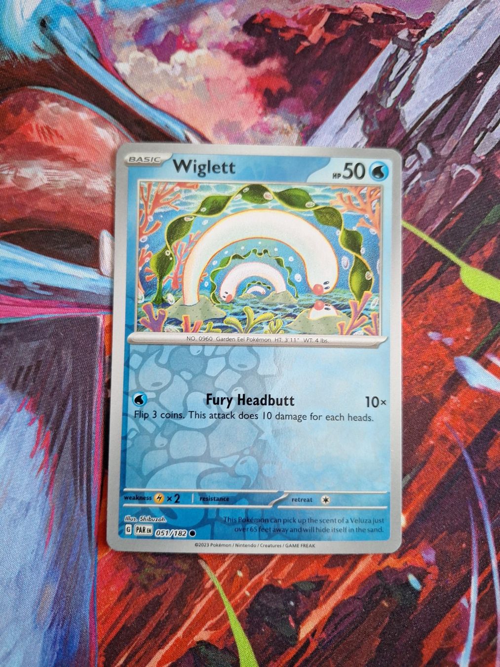 Pokémon Carte collezionabili: Wiglett - Reverse Holo - Pokemon Paradox Rift – Usato da Altstätten SG venduto da GGsGameshop