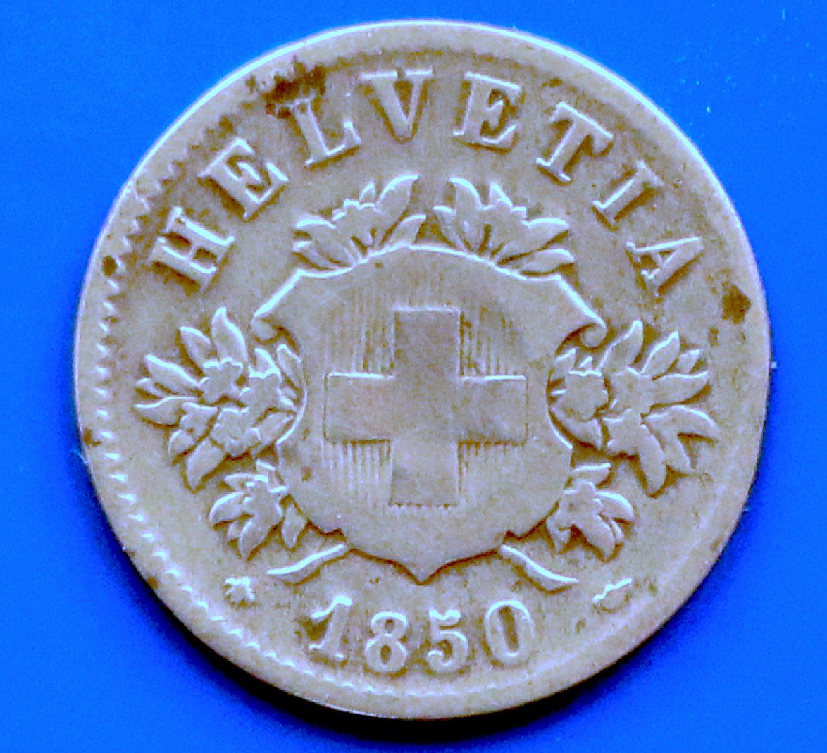 Toutes les monnaies: 20 Rp. 1850 – D'occasion à Bern par imp_kln9