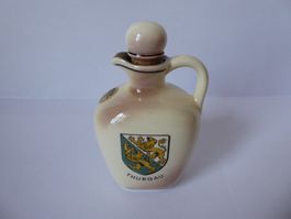 Flasche, Motiv Thurgau, antik, unbenutzt