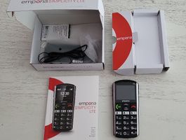 emporia SIMPLICITY LTE Handy mit Zubehör