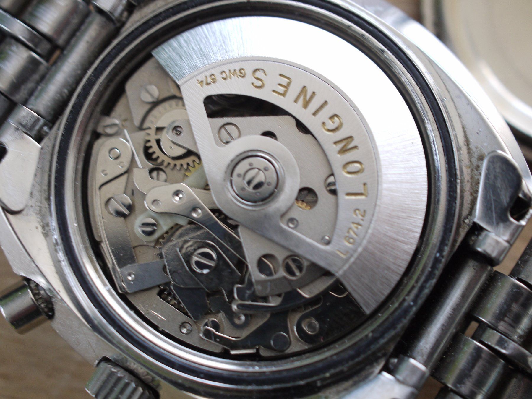 Longines Orologi: Longines Chronograph Automatic Valj. 7750 Zifferblatt Kafe – Usato da Gross venduto da Retro20 9