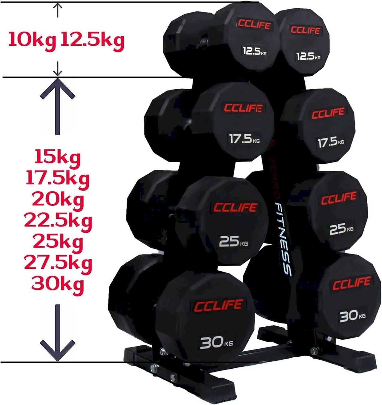 Hanteln & Gewichte: CCLIFE Hantelständer 300kg – Neu und originalverpackt aus Bottighofen von zaap 4