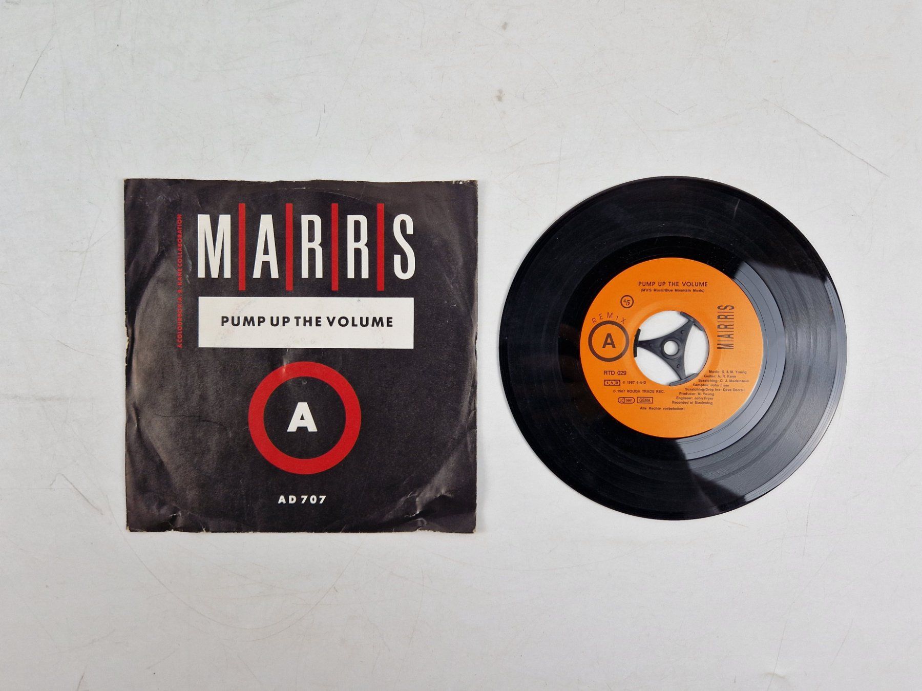 Schallplatten: M|A|R|R|S (1 Single) – Gebraucht aus Muhen von Restwert_Muhen 2