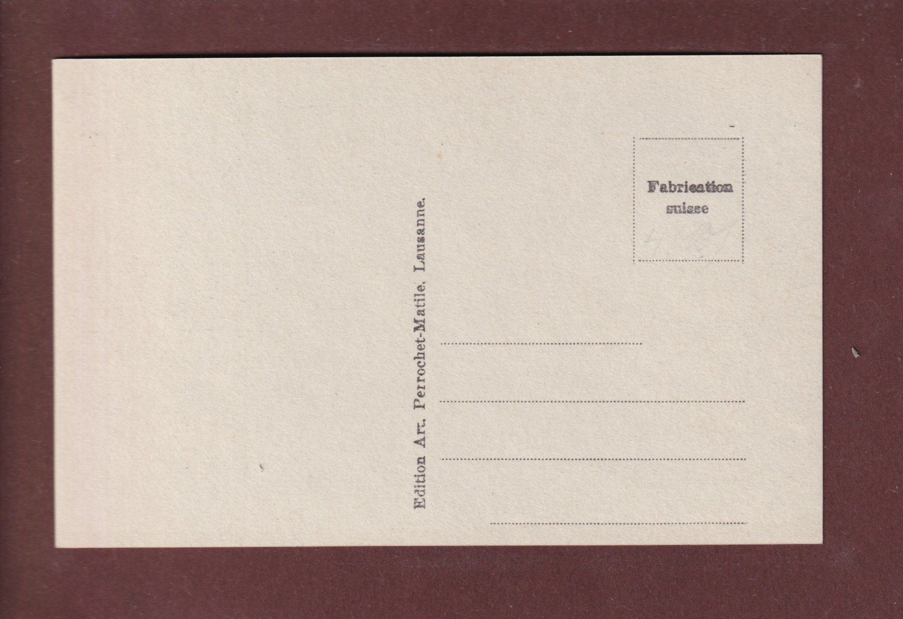 Cartoline postali: VIEGE - Terrasse de l'Eglise – Usato da Pully venduto da nicecards 1
