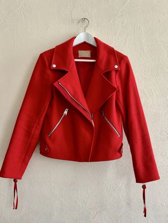 Veste en laine rouge Collection 66 taille 38