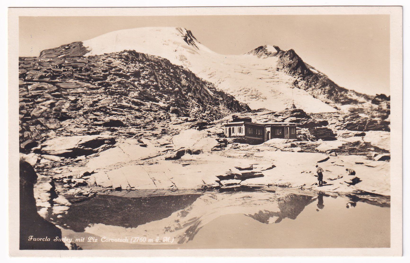 Cartes postales: Fuorcla Surley mit Piz Corvatsch – D'occasion à Cormoret par Pascalll2001