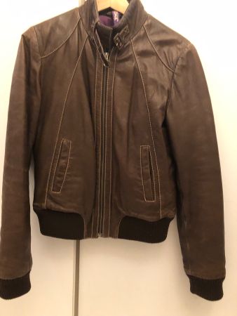 PLAYLIFE DAMEN LEDERJACKE