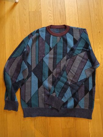 Herren Pullover Vintage Wolle Gr. 50-52