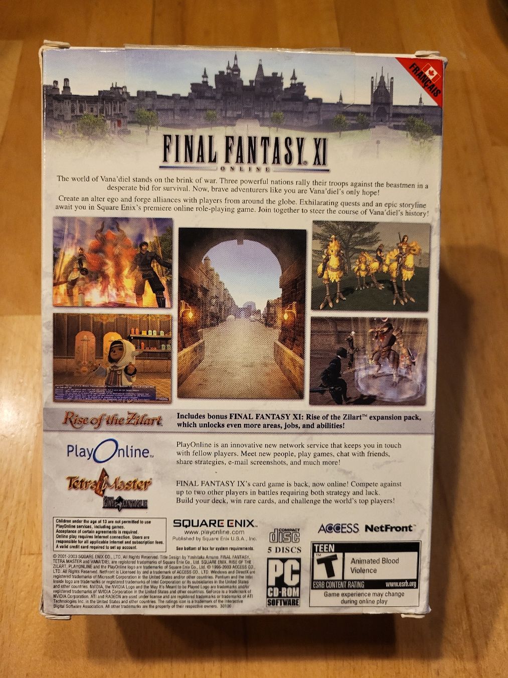 Giochi: Final Fantasy XI PC-Spiel Komplettset – Usato da Ettiswil venduto da beekeper13 1