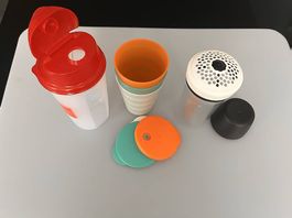 Parmesanstreuer / Becher / Mixbecher
