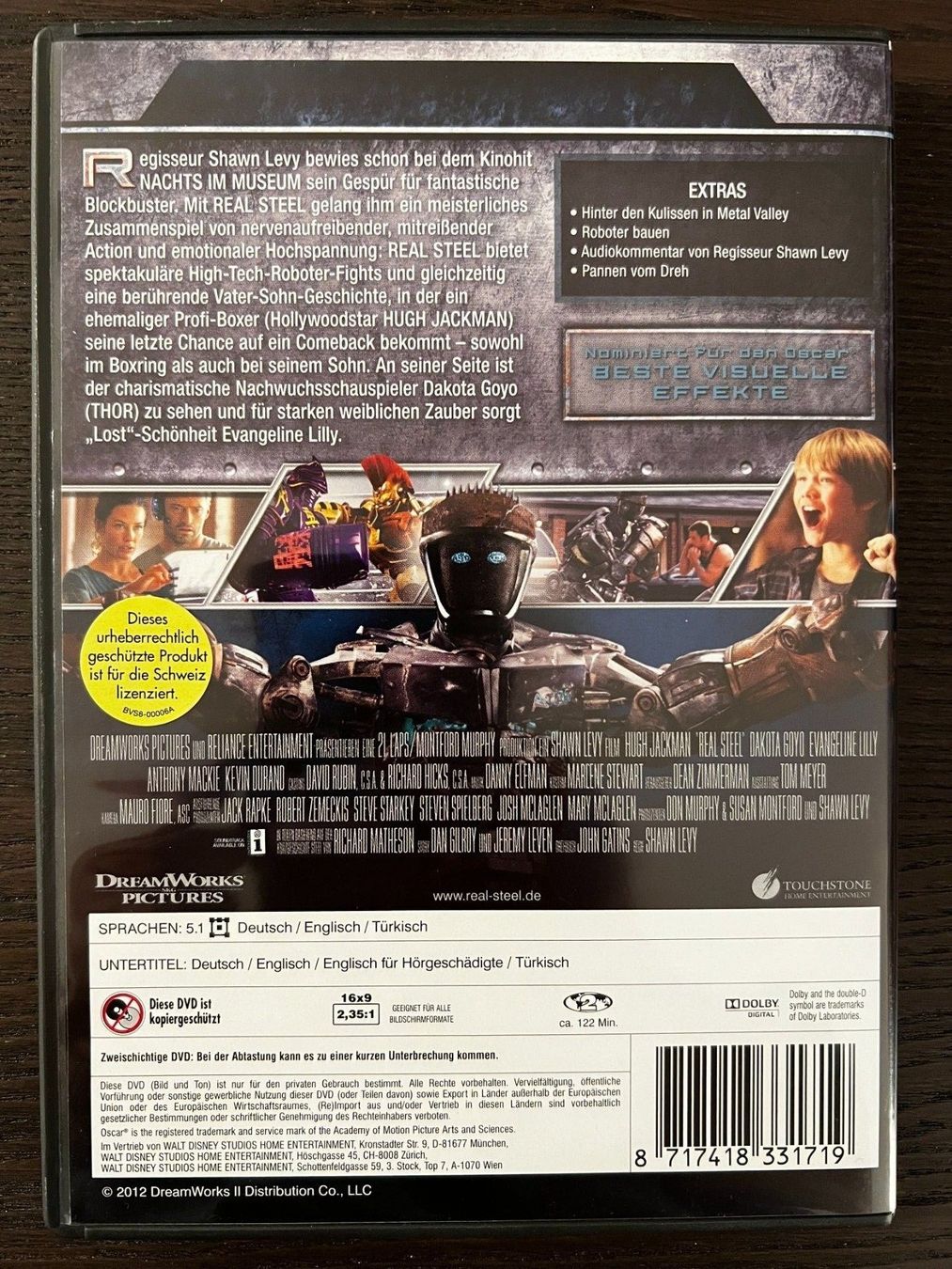 Tutti i DVDs: Real Steel – Usato da Zürich venduto da FilmFreunde 1