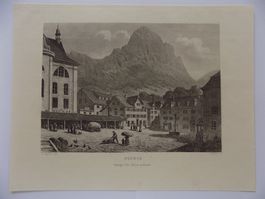 Schwyz Hauptplatz Mythen