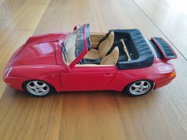 Porsche 911 Carrera Cabriolet, Modellauto, Top Zustand!