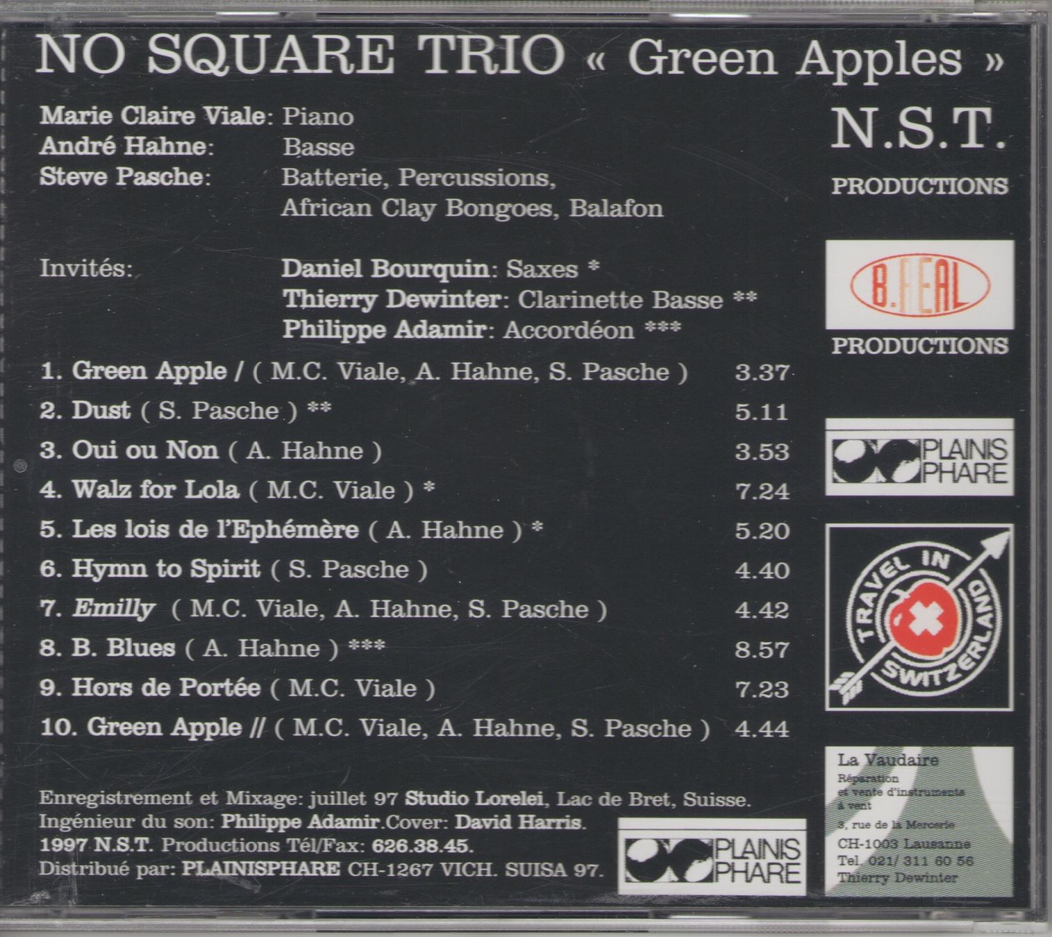 CD: NO SQUARE TRIO - GREEN APPLES – Usato da Lausanne venduto da sbar224 1