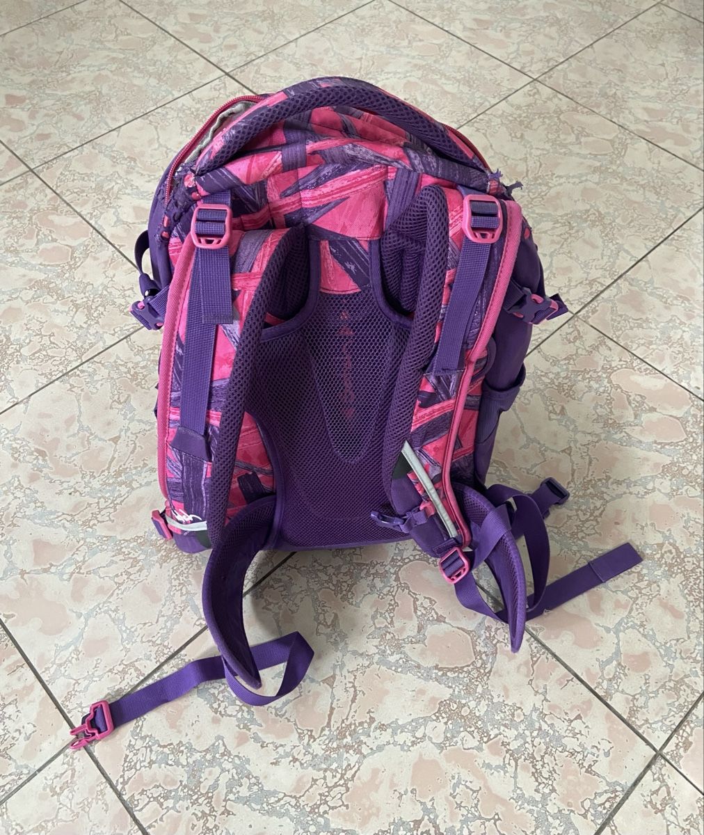 Satch Borse & Zaini: Satch Schulrucksack Pink/Lila – Usato da Moosseedorf venduto da prodrips_ch 1