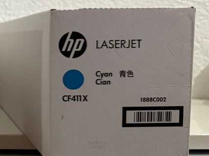 Hewlett Packard Cartucce per stampanti & toner: HP Toner Cyan (CF411X) – Nuovo e nell'imballaggio originale da Münsingen venduto da H96