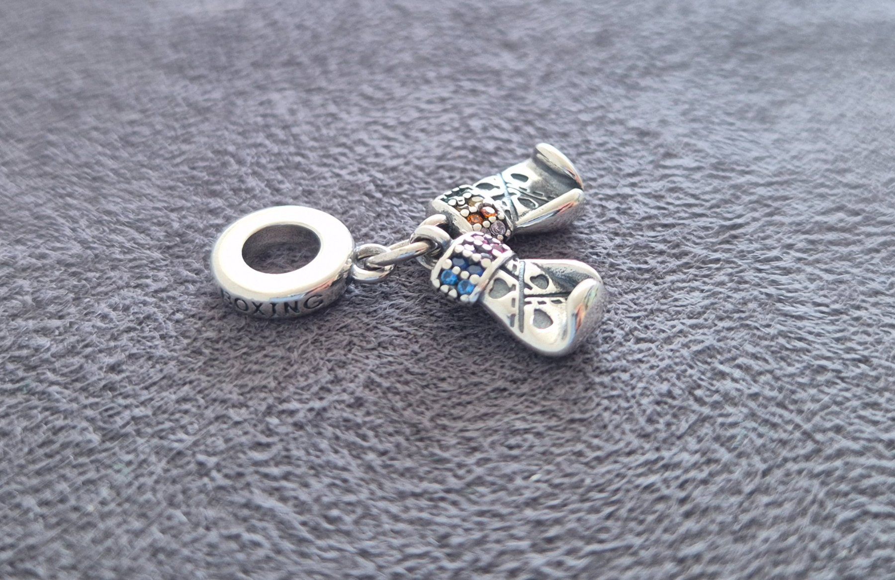 Ciondoli: Silber Charm Boxing Handschuhe +Garantie – Nuovo (secondo la descrizione) da Rotkreuz venduto da Carbone_Bijou-Shop 3