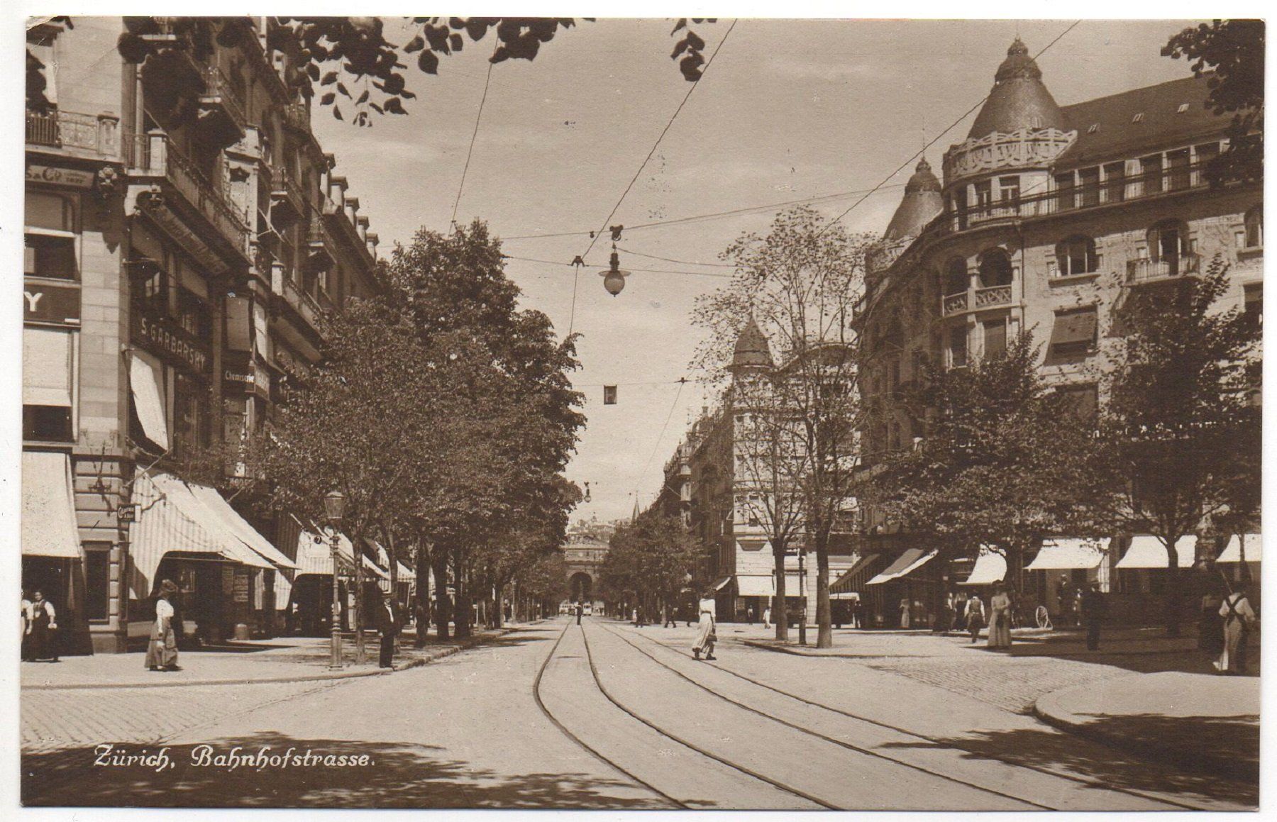 Cartoline postali: ZÜRICH Bahnhofstrasse – Usato da Jona venduto da philajona