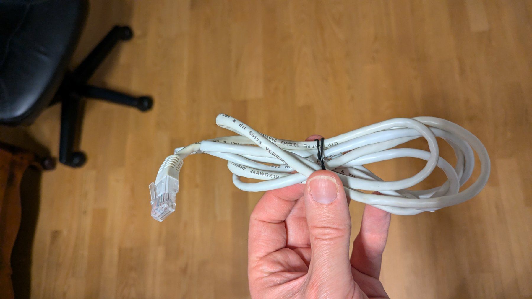 Kabel: Câble Ethernet 2m catégorie 5E – Gebraucht aus Apples von lverschu