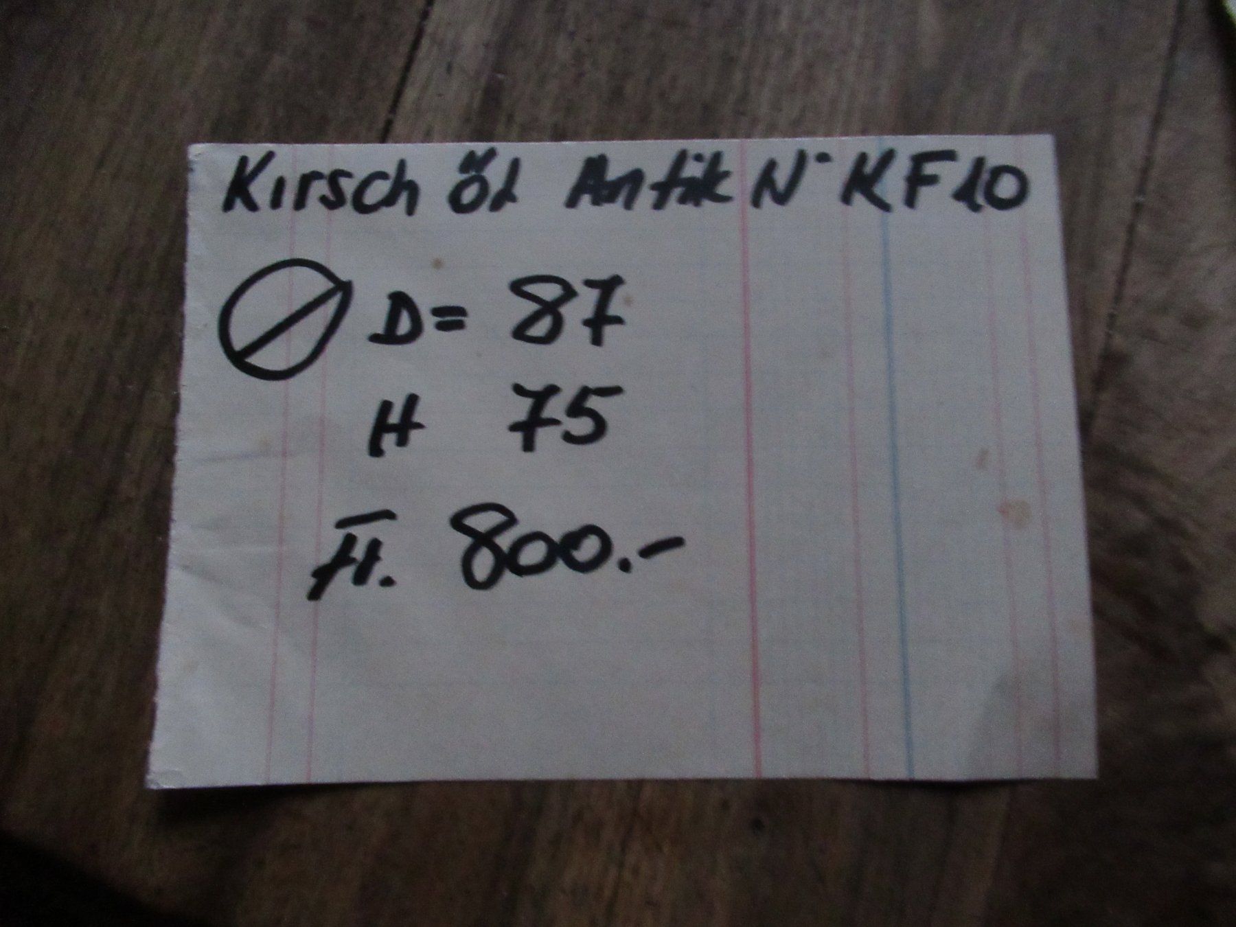Tavoli: Antiker Beizentisch (Kirsch/87) – Usato da Berg SG venduto da Pizza58 7