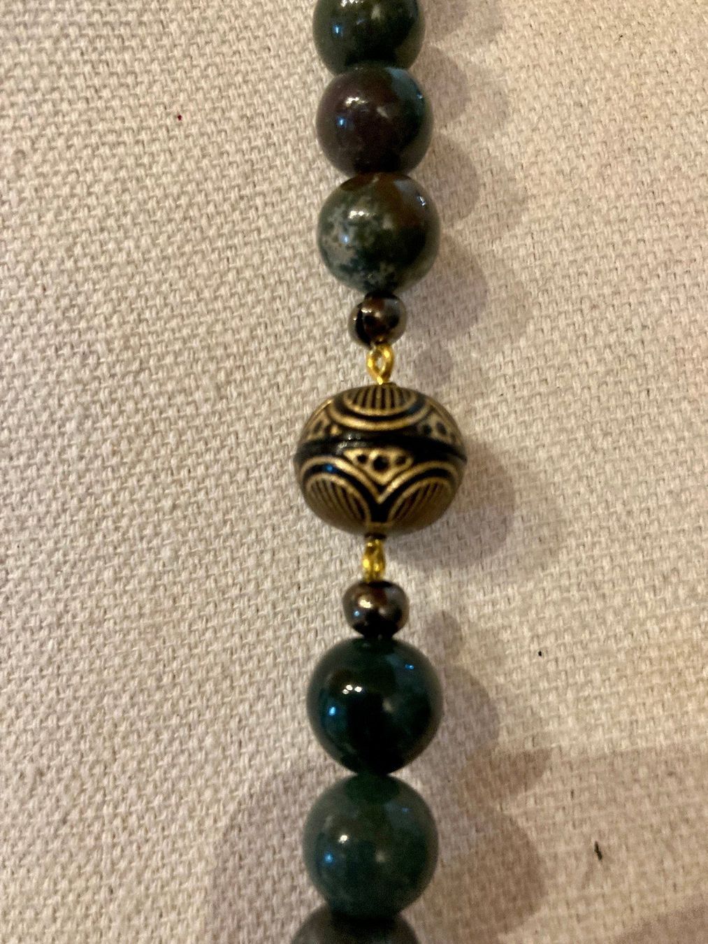 Catenine: Halskette - Moosachat – Nuovo (secondo la descrizione) da Biberist venduto da tl-schmuck 3