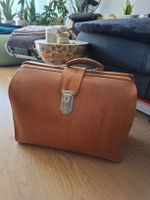 grosse vintage Leder Aktentasche Koffer