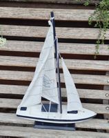 Schönes Deko Segelboot Holz