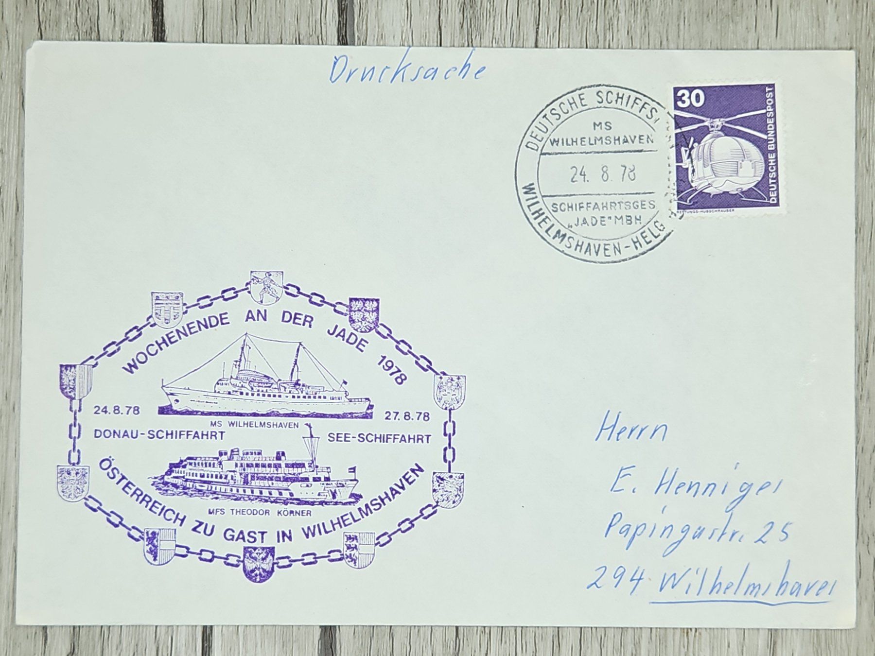 Tutti i francobolli: CL14 Enveloppe + Timbre Allemagne 1978 – Usato da Cousset venduto da Patrick_Collections