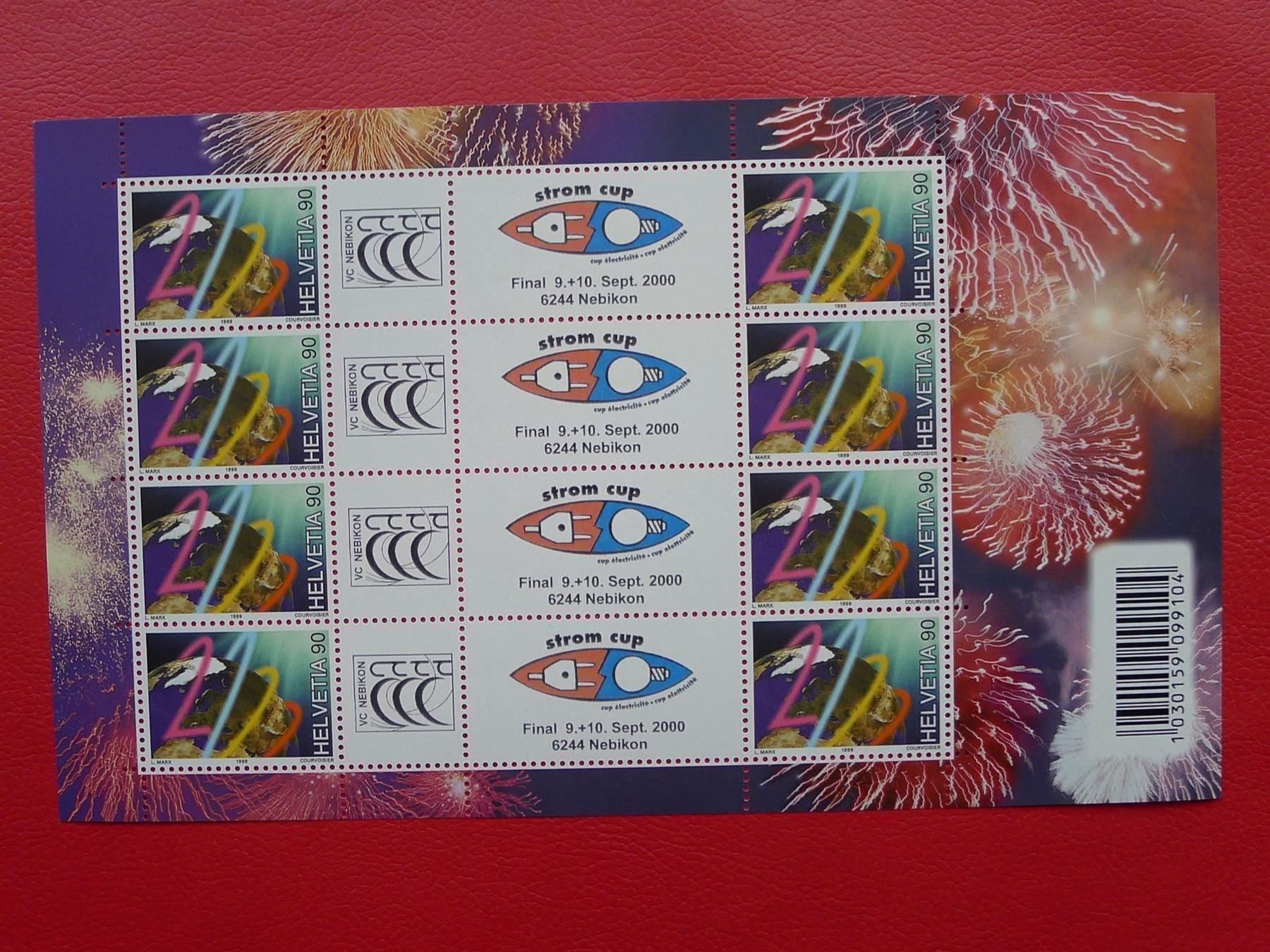 Tutti i francobolli: 1999, MILLENNIUM: OS80A postfrisch von NEBIKON, Kat: 250.-+ – Usato da Sursee venduto da Luzernerraute