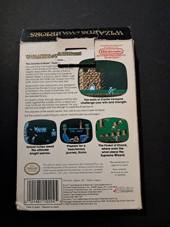 Giochi: Wizards & Warriors (NES, OVP) – Usato da Wallisellen venduto da Cyberfuexli 4