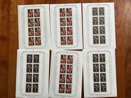6 Bogen  Rubens Fürstentum Liechtenstein **(R699)