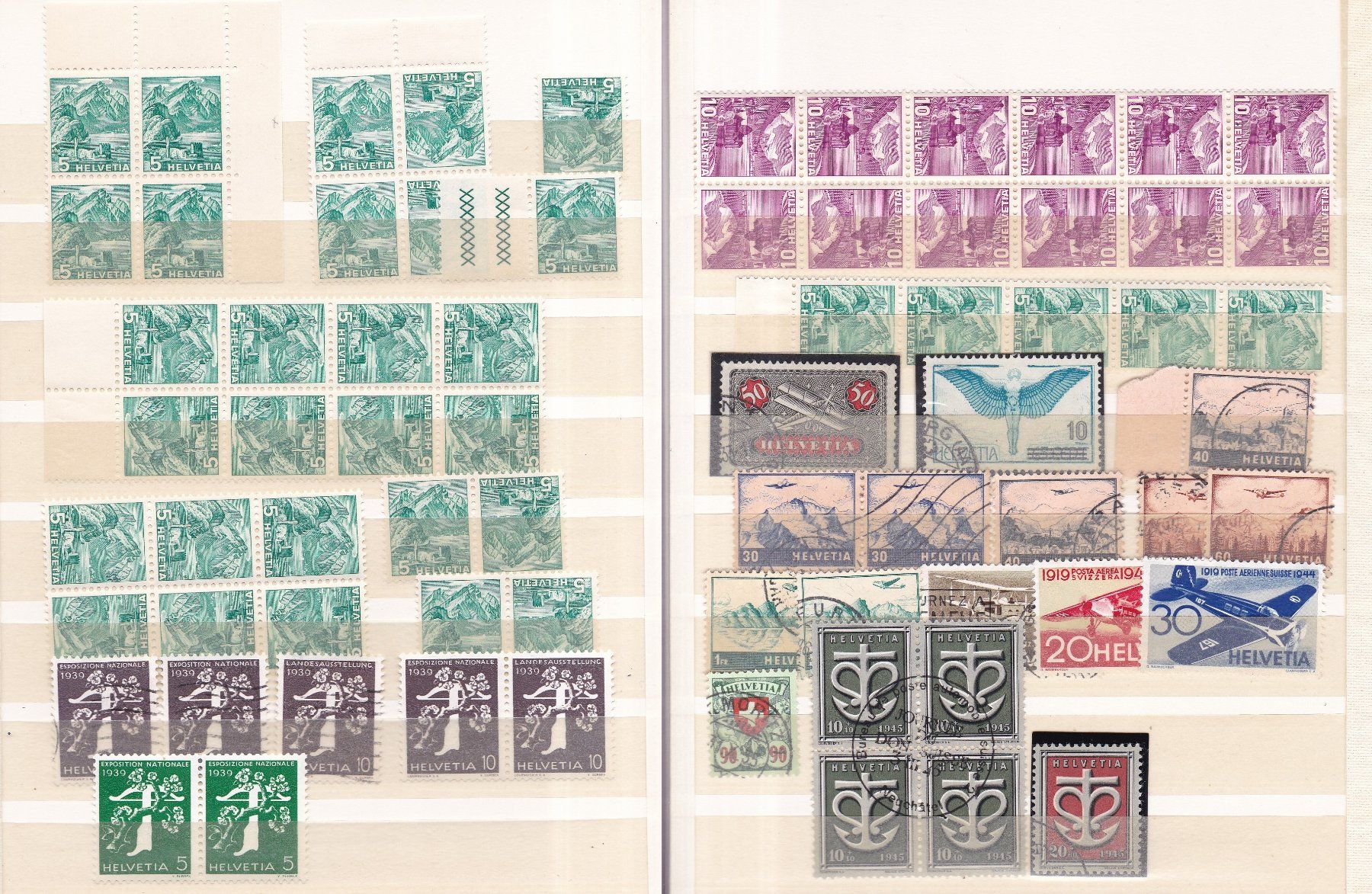 Alle Briefmarken: CH Briefmarkenalbum, bunt gemischt – Gebraucht aus Münchwilen AG von Nesar 4
