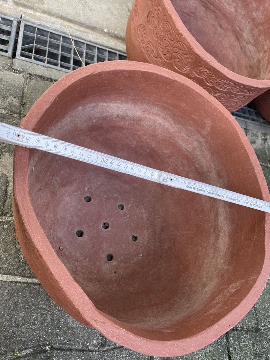 Blumentöpfe: Handgetöpferte Grosse Blumen Töpfe 5x – Gebraucht aus Niederbüren von poschti 3