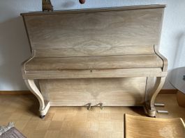 Klavier Schmidt-Flohr mit Metronom helles Holz gebraucht