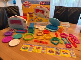 3 Play-Doh sets: Kitchen / Knetwerk / Früstücksspielset