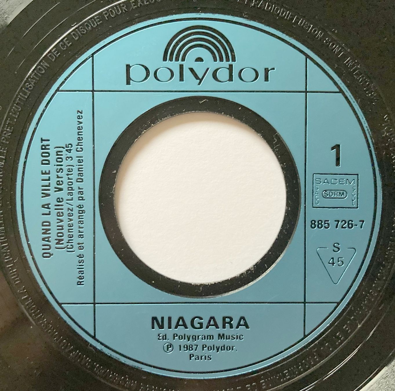 Schallplatten: NIAGARA - QUAND LA VILLE DORT – Gebraucht aus Bottens von hotter-than-hell 2