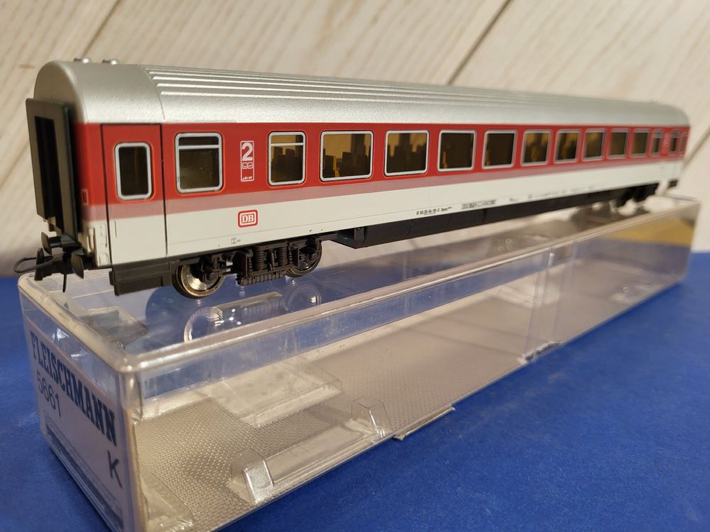 Voiture DB IC 2ème Classe Bpmz 294.4 - Modèle Réduit Échelle HO Pour Train Miniature | Piko 57609